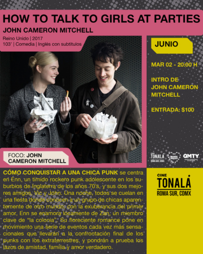 FOCO EN JOHN CAMERON MITCHELL: HOW TO TALK TO GIRLS AT PARTIES (INTRO DE JCM)
