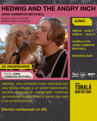 FOCO EN JOHN CAMERON MITCHELL: HEDWIG AND THE ANGRY INCH [25 ANIVERSARIO] Q&A CON JCM
